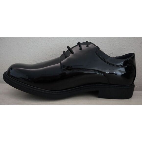 Bruno Marc Men's Sz 9.5 Black Patent Downing-02 Formal Lace-Up Dress Shoes - Picture 4 of 14